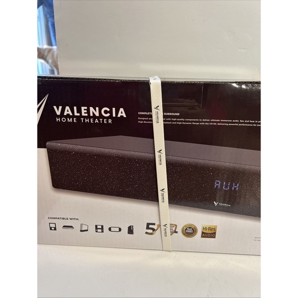Sealed In Box Valencia VX100 Compact Powerhouse Home‎ Theatre Speaker Sound Bar - Picture 7 of 9
